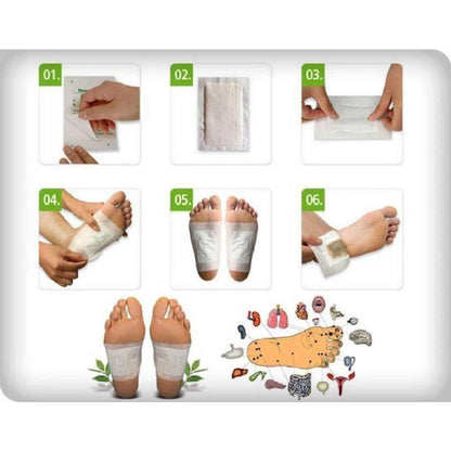 Natural Detox Foot Patches (Pack of 10) BUY 1  GET  1 FREE